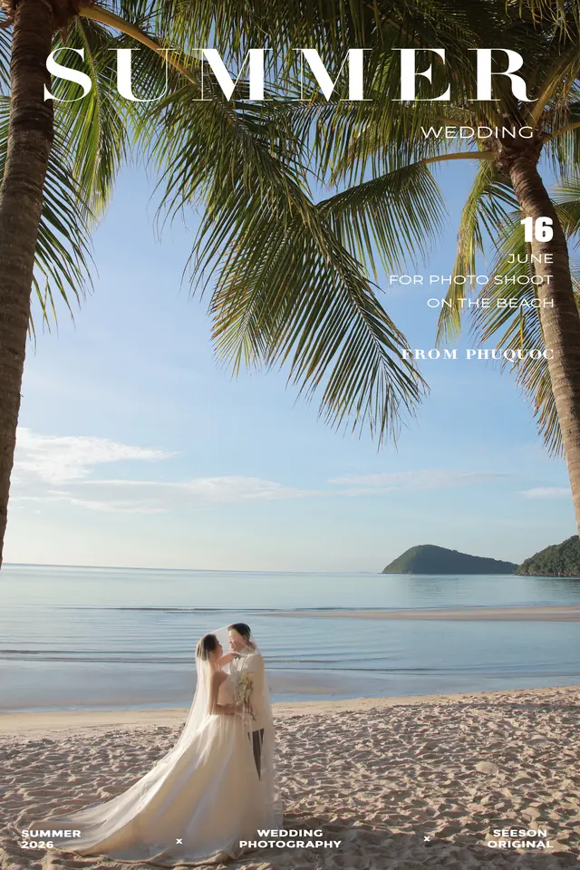Ảnh cưới Biển hoàng hôn tại Bãi biển Phú Quốc, Kiên Giang — Phát & Trinh — Biển Phú Quốc, SeesonWedding (ảnh 4/31)