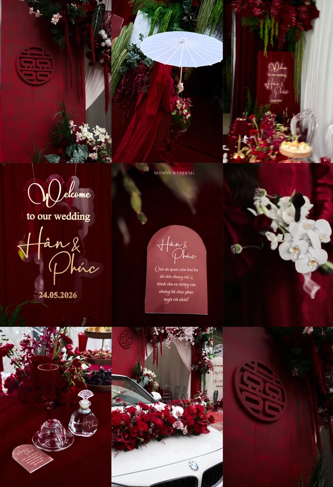 Ảnh cưới Áo dài đỏ & lễ gia tiên tại TP. Hồ Chí Minh — Áo Dài — Lễ Gia Tiên, SeesonWedding (ảnh 3/108)