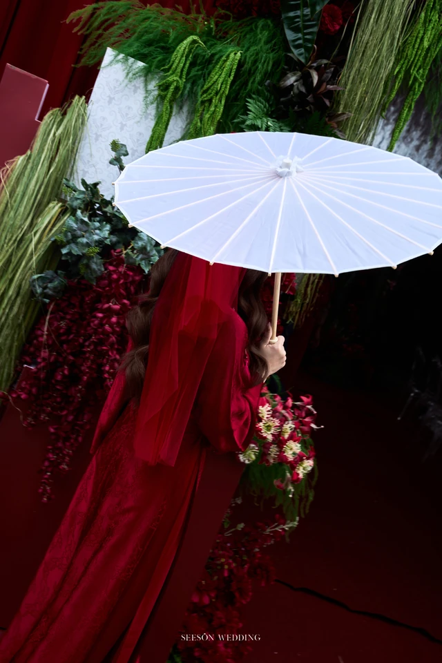 Ảnh cưới Áo dài đỏ & lễ gia tiên tại TP. Hồ Chí Minh — Áo Dài — Lễ Gia Tiên, SeesonWedding (ảnh 32/108)