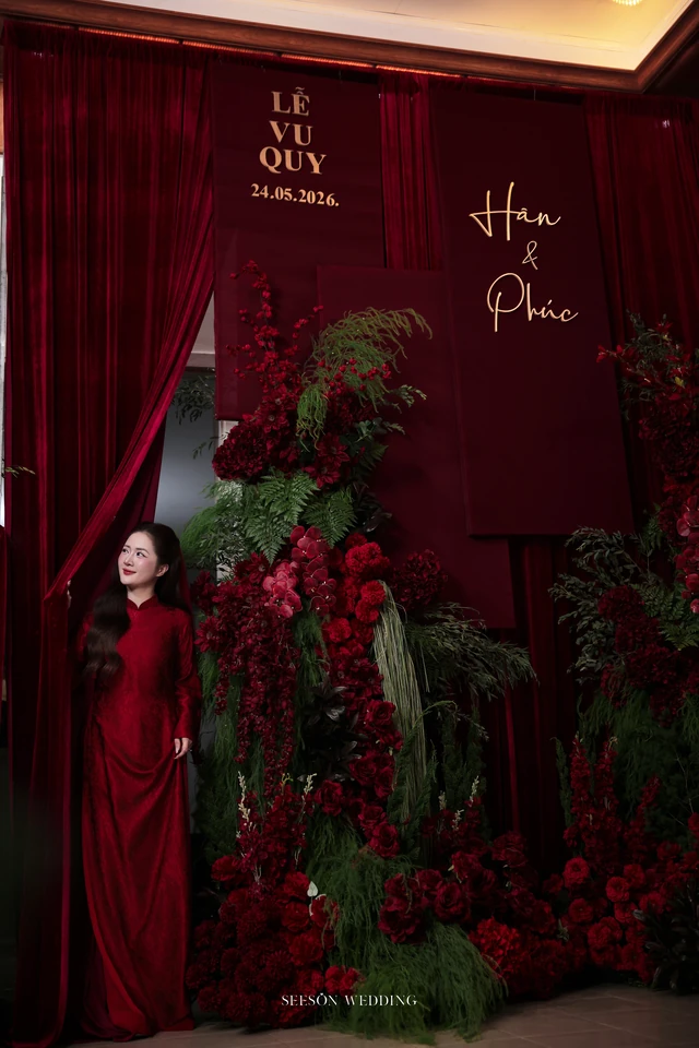 Ảnh cưới Áo dài đỏ & lễ gia tiên tại TP. Hồ Chí Minh — Áo Dài — Lễ Gia Tiên, SeesonWedding (ảnh 69/108)