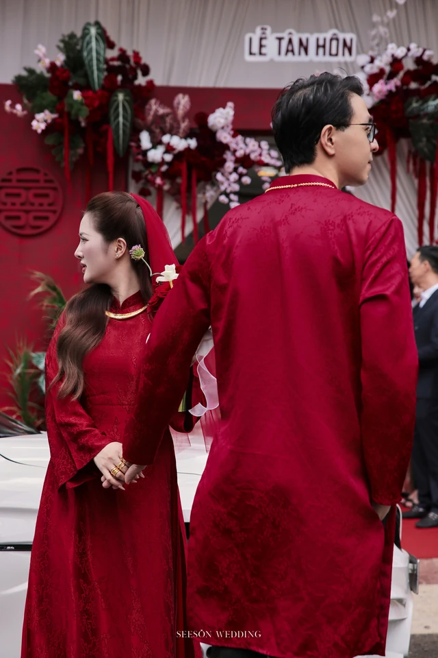 Ảnh cưới Áo dài đỏ & lễ gia tiên tại TP. Hồ Chí Minh — Áo Dài — Lễ Gia Tiên, SeesonWedding (ảnh 93/108)