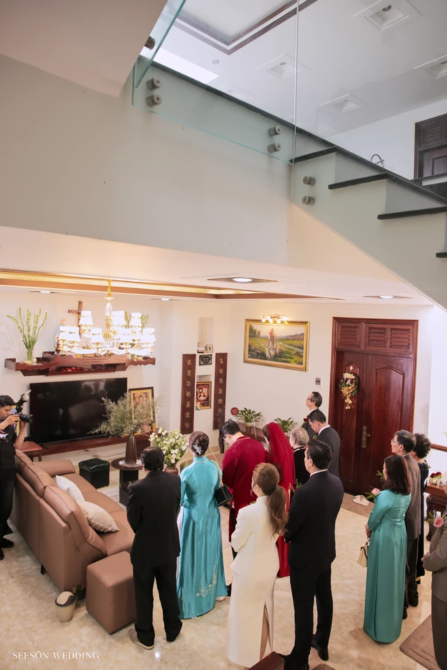 Ảnh cưới Áo dài đỏ & lễ gia tiên tại TP. Hồ Chí Minh — Áo Dài — Lễ Gia Tiên, SeesonWedding (ảnh 98/108)