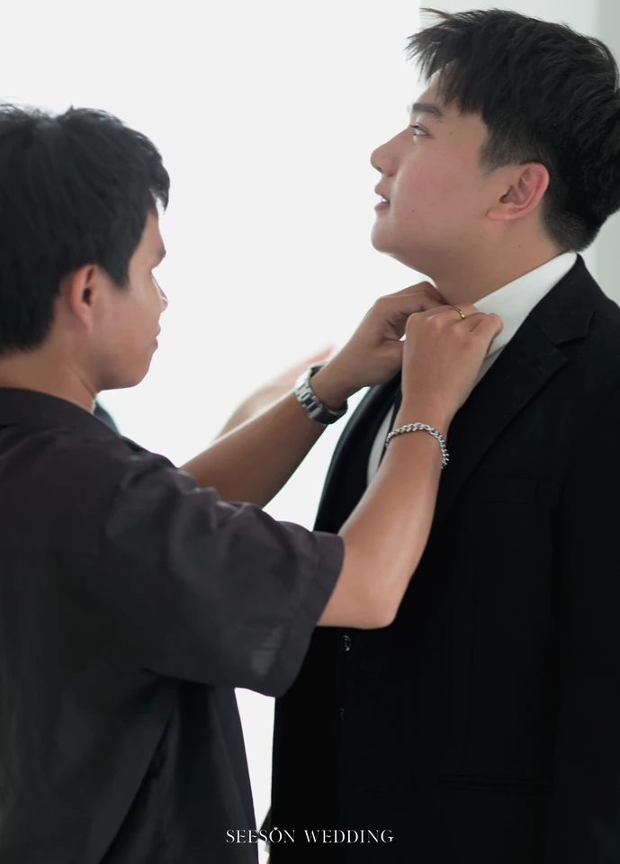 Hậu trường ekip SeesonWedding đang chụp ảnh cưới