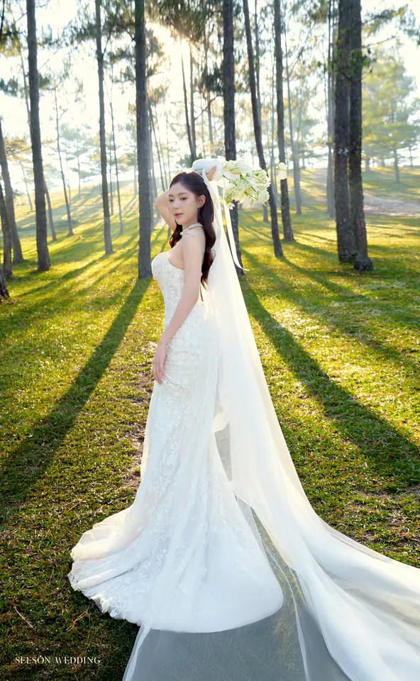 Ảnh cưới Nắng xuyên rừng thông tại Đồi thông, Đà Lạt — Đồi Thông Đà Lạt, SeesonWedding (ảnh 1/15)